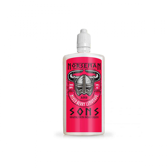 Norsemen 100ml Shortfill Flask Classics 0mg (70VG/30PG) - Flavour: Mixed Berry Lemonade