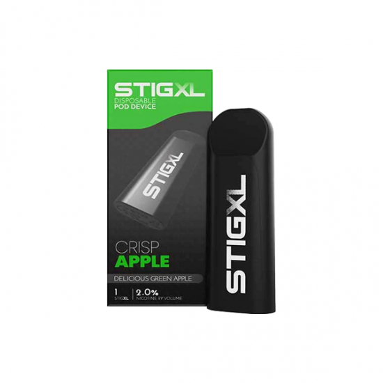 20mg VGOD Stig XL Disposable Vaping Device 700 Puffs - Flavour: Crisp Apple