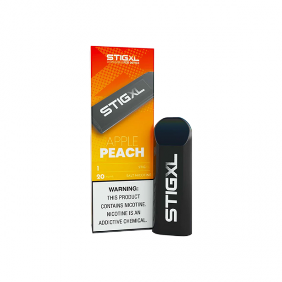 20mg VGOD Stig XL Disposable Vaping Device 700 Puffs - Flavour: Apple Peach