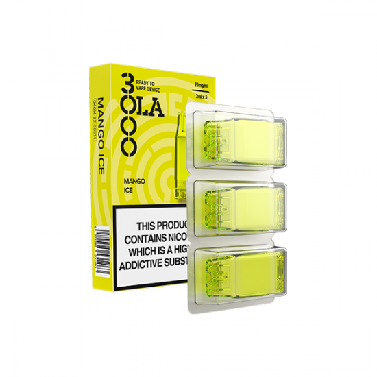 20mg SMPO Ola 3000 Prefilled Pods - 2ml - Flavour: Mango Ice