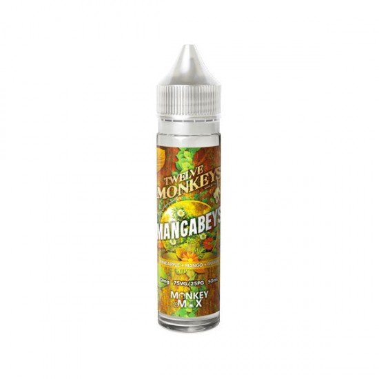 Twelve Monkeys 50ml Shortfill 0mg - Flavour: Mangabeys