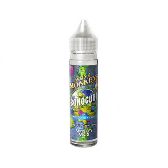 Twelve Monkeys 50ml Shortfill 0mg - Flavour: Bonogurt