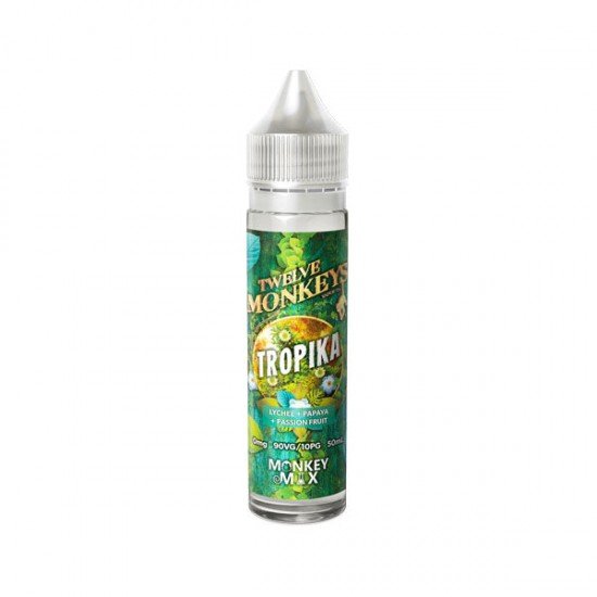 Twelve Monkeys 50ml Shortfill 0mg - Flavour: Tropika