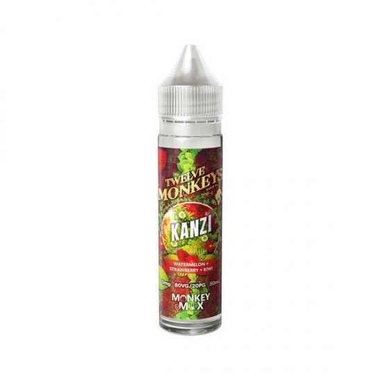 Twelve Monkeys 50ml Shortfill 0mg - Flavour: Kanzi