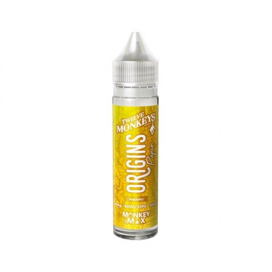 Twelve Monkeys Origins 50ml Shortfill 0mg (65VG/35PG) - Flavour: Papio