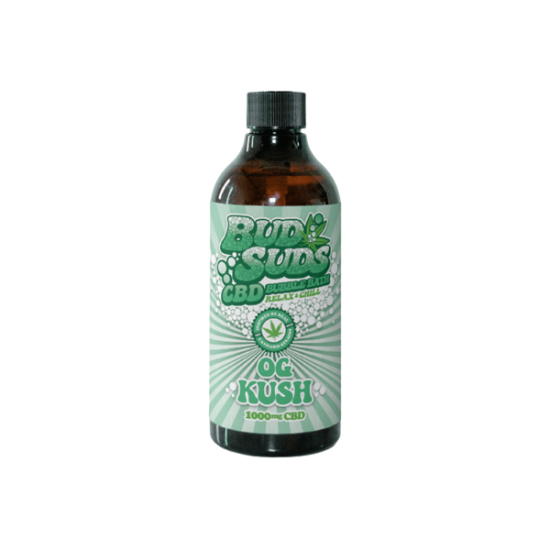 Bud Suds 1000mg CBD Bubble Bath - 300ml - Flavour: OG Kush