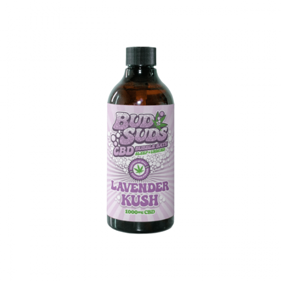 Bud Suds 1000mg CBD Bubble Bath - 300ml - Flavour: Lavender Kush