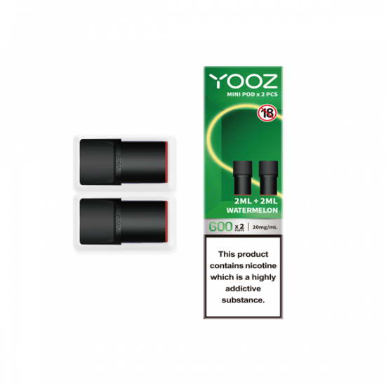 Yooz Mini Replacement Pods 2PCS 2ml (BUY 5 GET 1 FREE) - Flavour: Watermelon