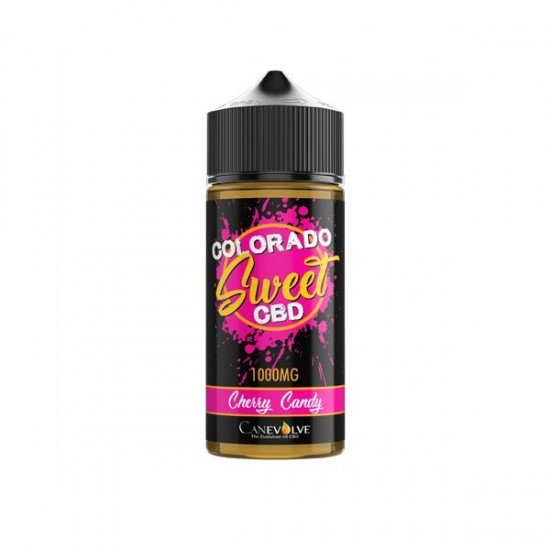 Colorado Sweet 1000mg CBD Vaping Liquid 100ml (50PG/50VG) - Flavour: Cherry Candy