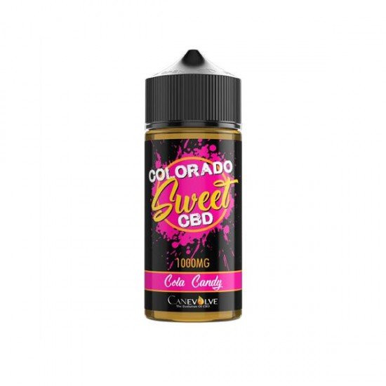 Colorado Sweet 1000mg CBD Vaping Liquid 100ml (50PG/50VG) - Flavour: Cola Candy