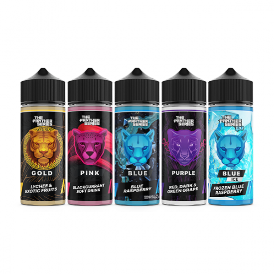 The Panther Series by Dr Vapes 100ml Shortfill 0mg (78VG/22PG) - Flavour: Blue Ice Panther