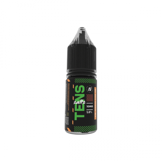 5mg Tens Salts 10ml Nic Salts (50VG/50PG) - (Full Box) Pack Of 10 - Flavour: Kiwi Passion Guava Ice