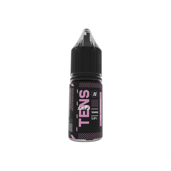 5mg Tens Salts 10ml Nic Salts (50VG/50PG) - (Full Box) Pack Of 10 - Flavour: Pink Lemonade