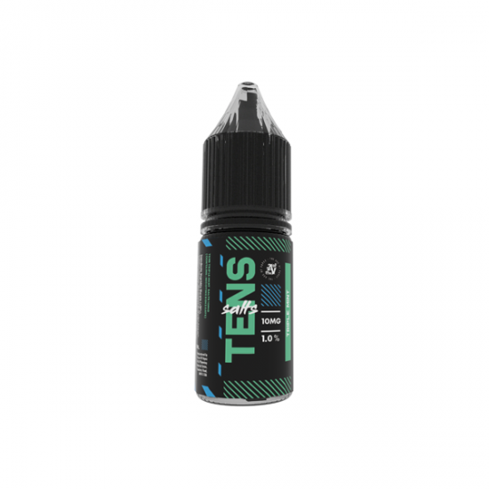 5mg Tens Salts 10ml Nic Salts (50VG/50PG) - (Full Box) Pack Of 10 - Flavour: Triple Mint