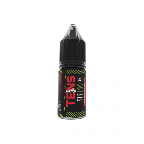 5mg Tens Salts 10ml Nic Salts (50VG/50PG) - (Full Box) Pack Of 10 - Flavour: Strawberry Kiwi