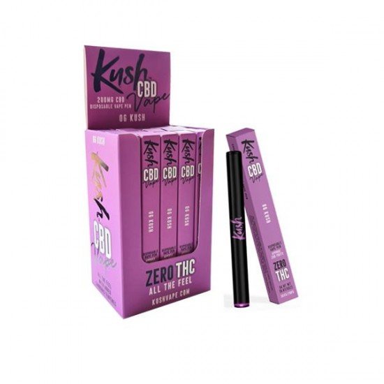 Kush Vape 200mg CBD Disposable Vape Pen (70VG/30PG) - Flavour: OG Kush