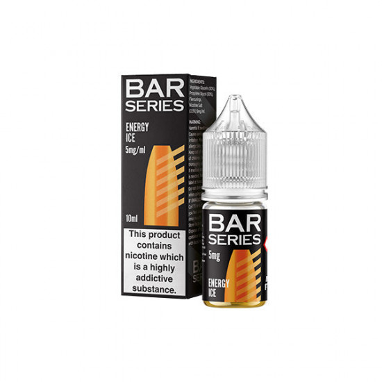 5mg Bar Series Nic Salts 10ml (50VG/50PG) - Flavour: Energy Ice