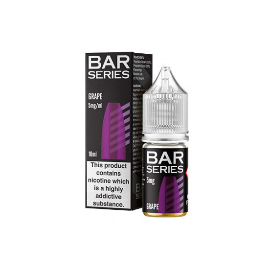 5mg Bar Series Nic Salts 10ml (50VG/50PG) - Flavour: Grape