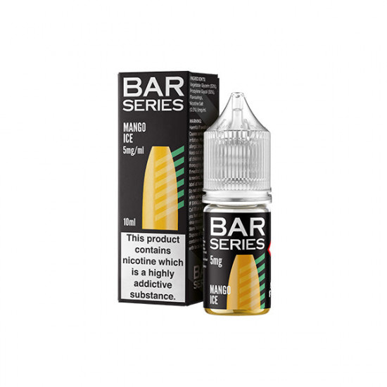 5mg Bar Series Nic Salts 10ml (50VG/50PG) - Flavour: Mango Ice