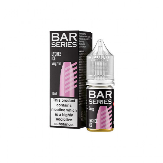 5mg Bar Series Nic Salts 10ml (50VG/50PG) - Flavour: Lychee Ice