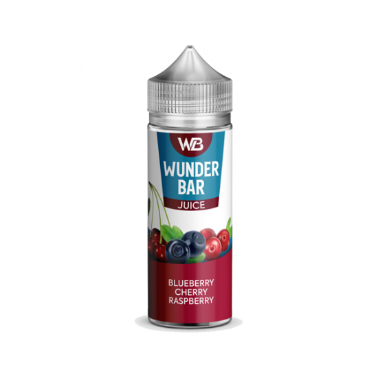 Wunderbar Juice 100ml Shortfill 0mg (50VG/50PG) - Flavour: Blueberry Cherry Cranberry