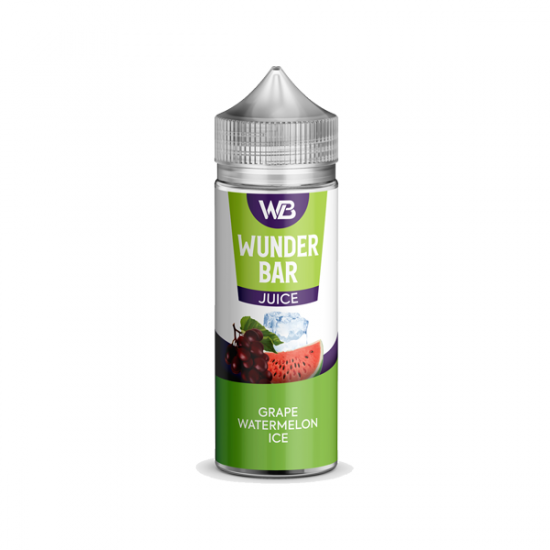 Wunderbar Juice 100ml Shortfill 0mg (50VG/50PG) - Flavour: Grape Watermelon Ice