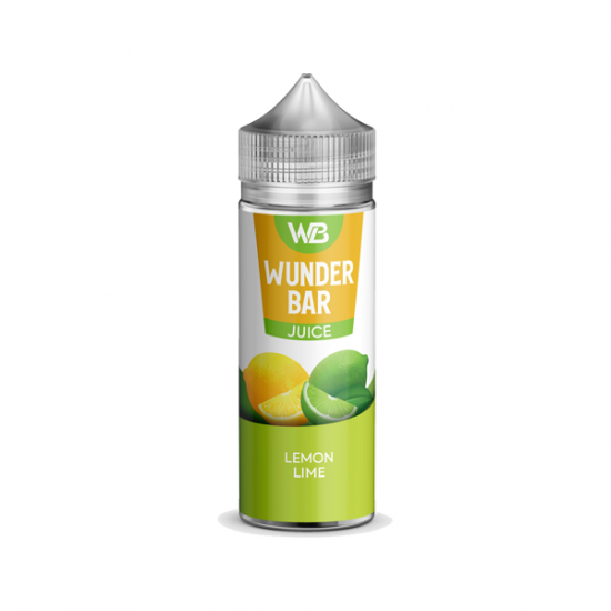 Wunderbar Juice 100ml Shortfill 0mg (50VG/50PG) - Flavour: Lemon Lime