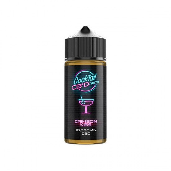 Cocktail CBDreams 10000mg CBD E-liquid 120ml (70PG/30VG) - Flavour: Crimson Kiss