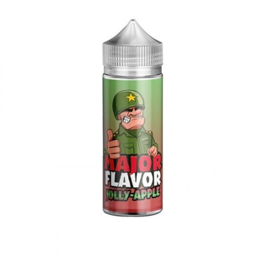 Major Flavor 100ml Shortfill 0mg (70VG/30PG) - Flavour: Jolly-Apple