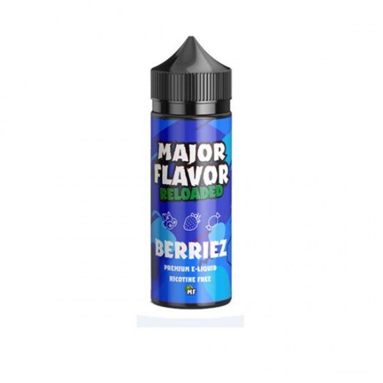 Major Flavor Reloaded 100ml Shortfill 0mg (70VG/30PG) - Flavour: Berriez