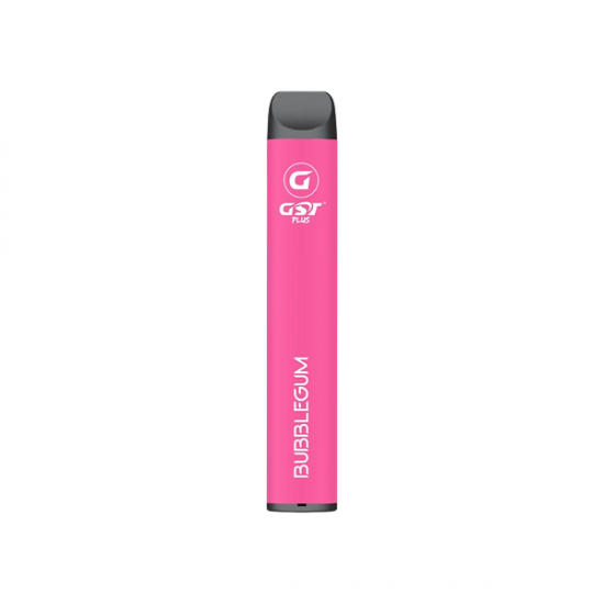 20mg GST Plus Disposable Vape Device 600 Puffs - Flavour: Bubblegum