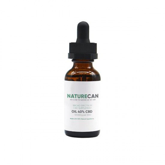 Naturecan 40% 12000mg CBD Broad Spectrum MCT Oil 30ml