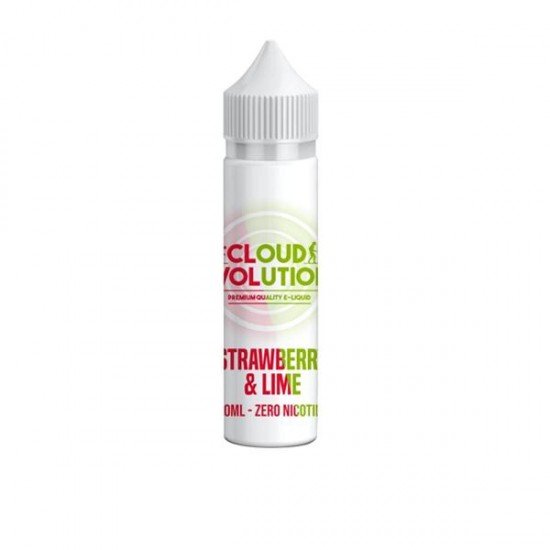 Cloud Evolution Premium Quality E-liquid 50ml Shortfill 0mg (70VG/30PG) - Flavour: Strawberry & Lime