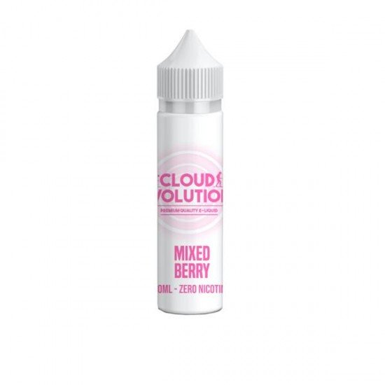 Cloud Evolution Premium Quality E-liquid 50ml Shortfill 0mg (70VG/30PG) - Flavour: Mixed Berry