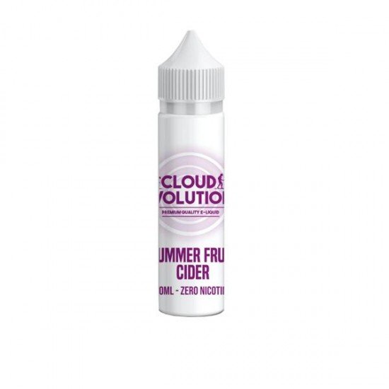 Cloud Evolution Premium Quality E-liquid 50ml Shortfill 0mg (70VG/30PG) - Flavour: Summer Fruits Cider