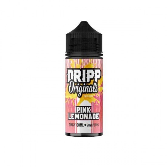 Dripp 0MG 100ml Shortfill (70VG/30PG) - Flavour: Pink Lemonade