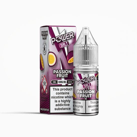 20mg Juice N Power Power Salts 10ml (50VG/50PG) - Flavour: Passion Fruit