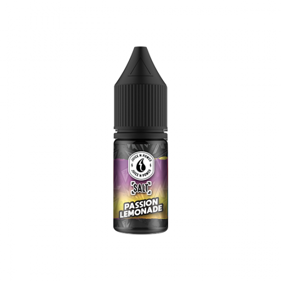 20mg Juice N Power JNP Salts 10ml (50VG/50PG) - Flavour: Passion Lemonade