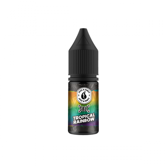 20mg Juice N Power JNP Salts 10ml (50VG/50PG) - Flavour: Tropical Rainbow