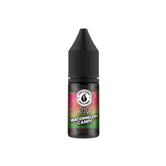 11mg Juice N Power JNP Salt 10ml (50VG/50PG) - Flavour: Watermelon Candy Gummies