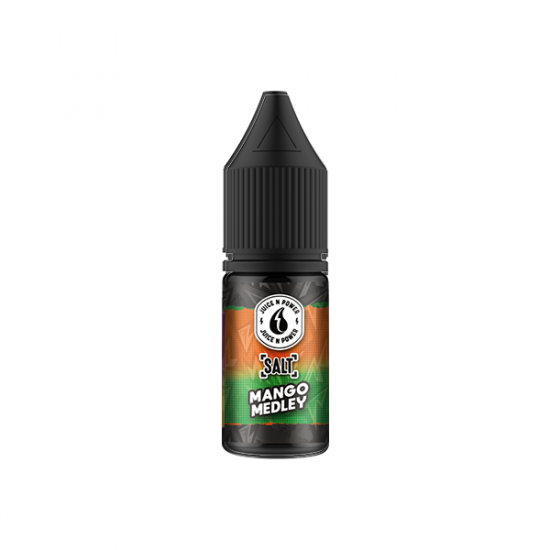 11mg Juice N Power JNP Salt 10ml (50VG/50PG) - Flavour: Mango Medley