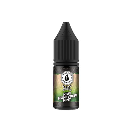 11mg Juice N Power JNP Salt 10ml (50VG/50PG) - Flavour: Kiwi Honeydew Mint