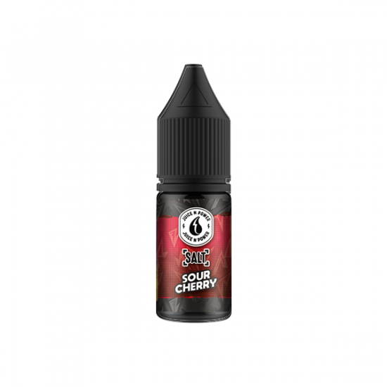 20mg Juice N Power JNP Salts 10ml (50VG/50PG) - Flavour: Sour Cherry