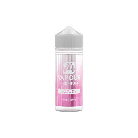 V4 Premium 100ml Shortfill 0mg (70VG/30PG) - Flavour: Cotton Candy Ice