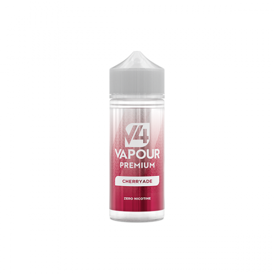 V4 Premium 100ml Shortfill 0mg (70VG/30PG) - Flavour: Cherryade