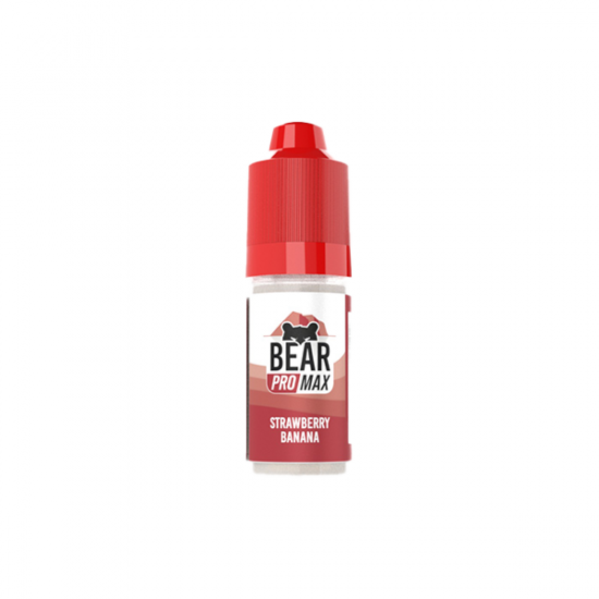 Bear Pro Max 20mg Bar Series Nic Salts 10ml (50VG/50PG) - Flavour: Strawberry Banana