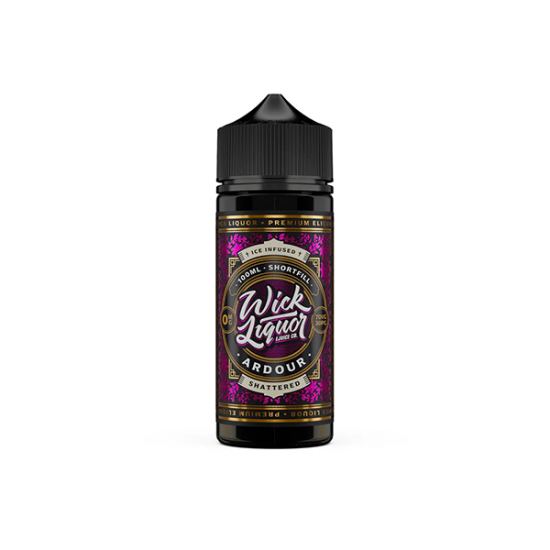 Wick Liquor 100ml Shortfill 0mg (70VG/30PG) - Flavour: Ardour Shattered