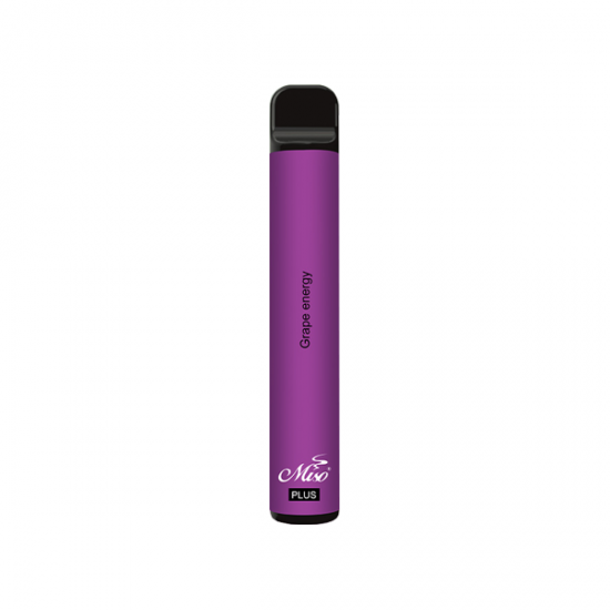 20mg Miso Plus Disposable Vape Device 600 Puffs - Flavour: Grape Energy