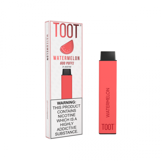 20mg TOOT Bar Disposable Vape Device 600 Puffs - Flavour: Watermelon