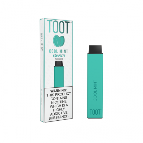 20mg TOOT Bar Disposable Vape Device 600 Puffs - Flavour: Cool Mint